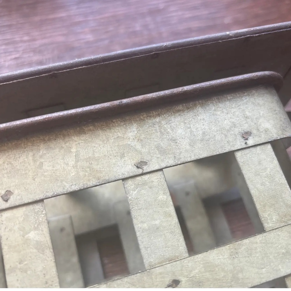 Farmhouse Wrought Flat Iron Exterior Window Boxes - Set of 3 - Picture 6 of 12